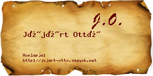 Jójárt Ottó névjegykártya
